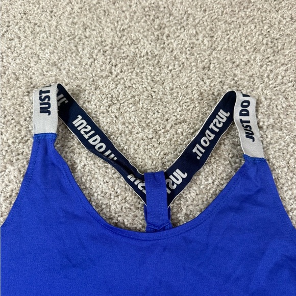 Like new Nike “Just Do It” Racerback Tank – Size Small royal electric blue - Picture 3 of 5